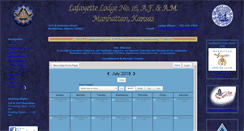 Desktop Screenshot of lafayettelodge16.org